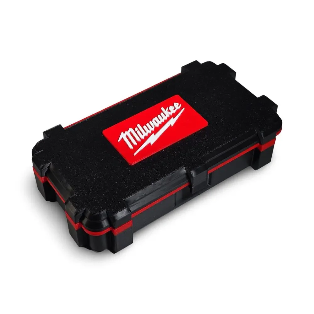 Milwaukee Tool PACKOUT Stealth XL Pencil Box | Large Utility Storage Case